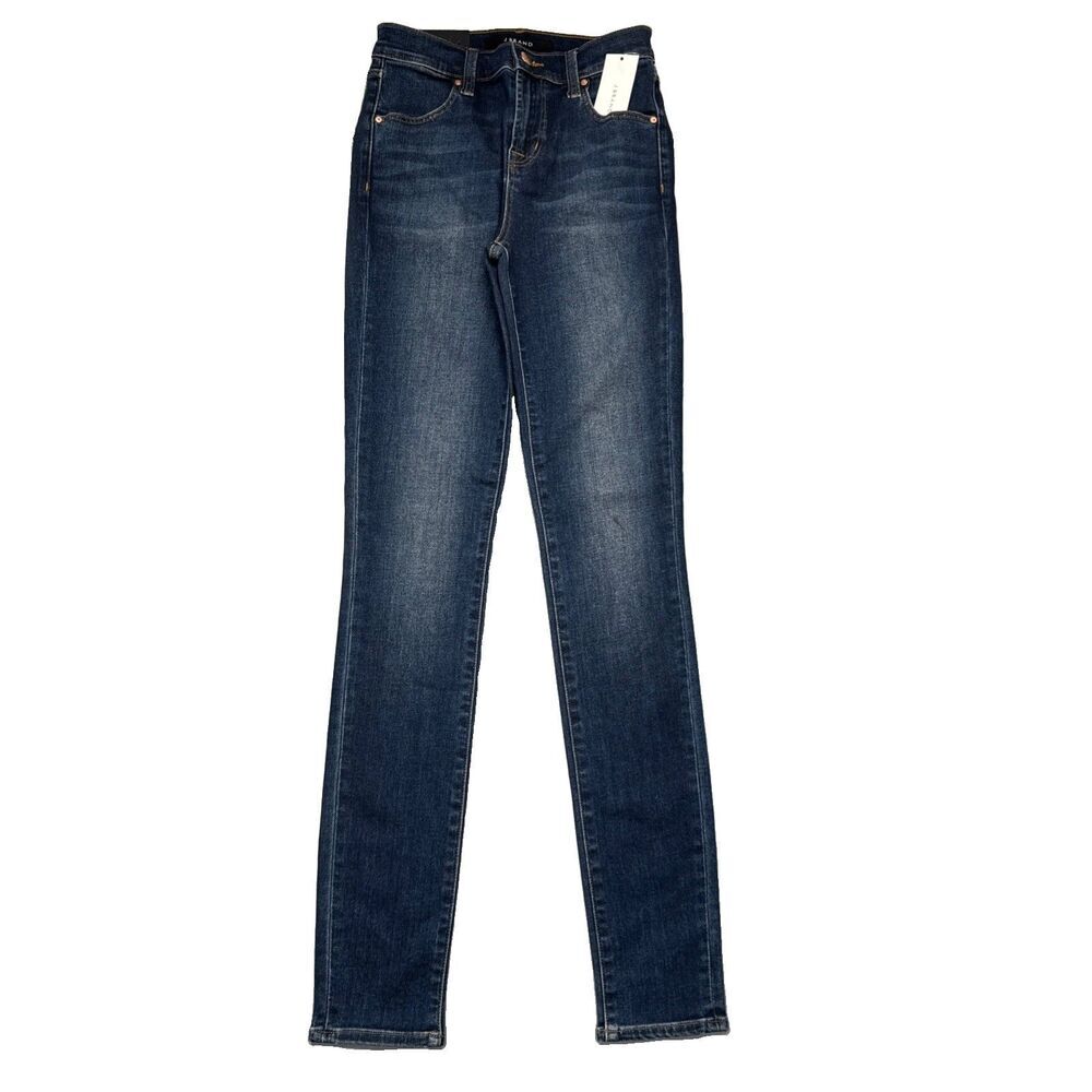 J Brand Maria High Rise Skinny Jeans 24 (24x30) Dark Wash Stretch Denim Womens